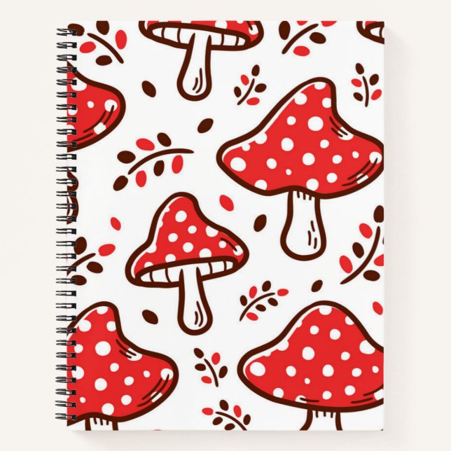 Cuaderno Patrón de champiñones (Anverso)