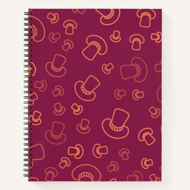 Cuaderno Patrón de champiñones (Anverso)