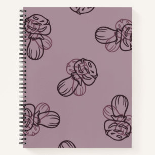 Cuaderno Patrón de champiñones