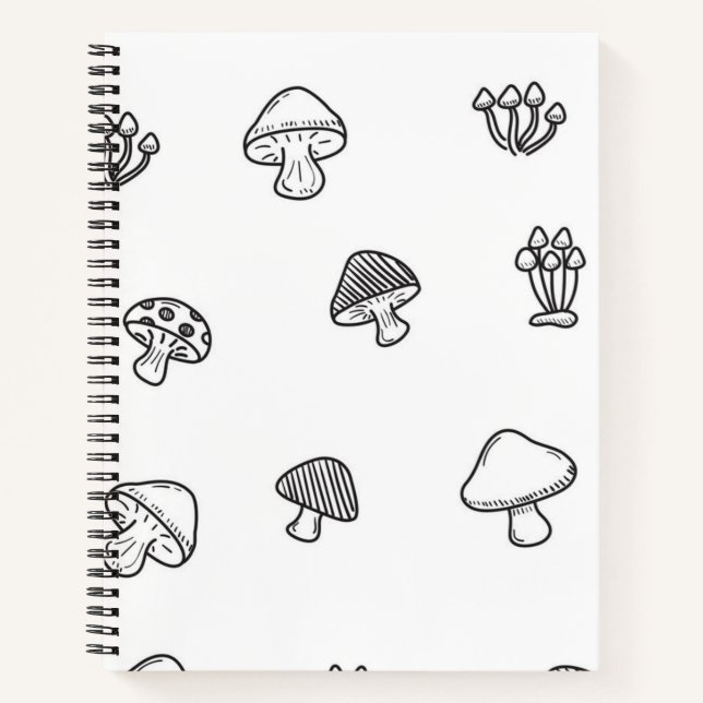 Cuaderno Patrón de champiñones (Anverso)