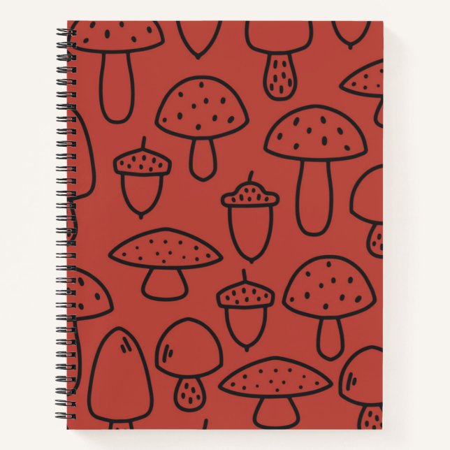Cuaderno Patrón de champiñones (Anverso)