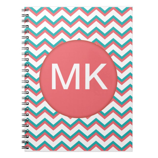 Cuaderno Patrón de cheurón del suroeste (Frente)