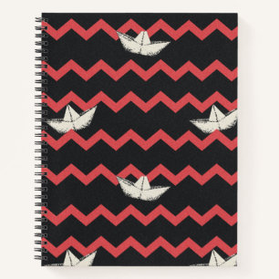 Cuaderno Patrón de Chevron de SS Georgie Boat