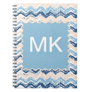 Cuaderno Patrón de Chevron del Océano Pacífico