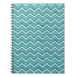 Cuaderno Patrón de Chevron Purpurina de agua
