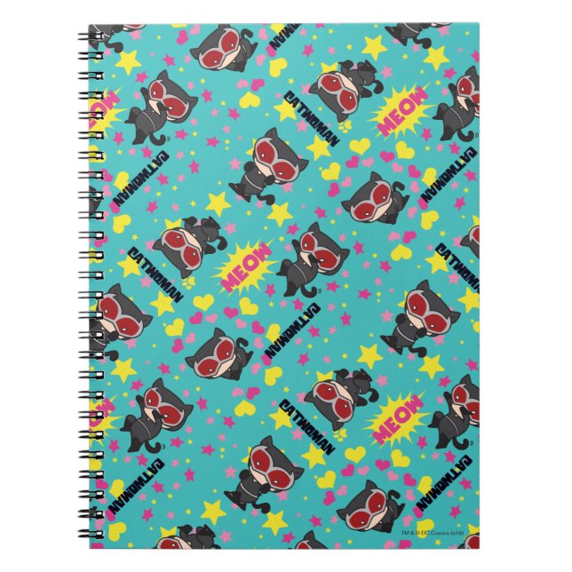 Cuaderno Patrón de Chibi Catwoman (Frente)