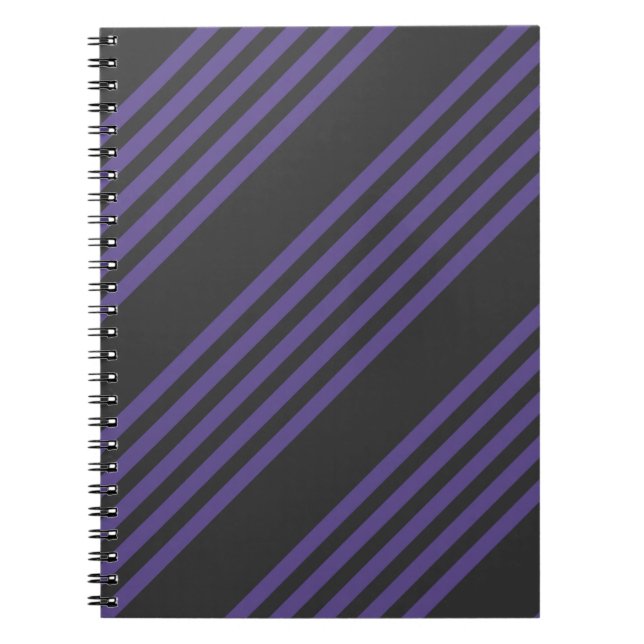 Cuaderno Patrón de cinco bandas ultravioleta y carbonífero (Frente)