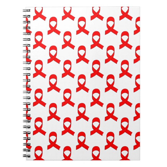 Cuaderno Patrón de cinta roja (Frente)