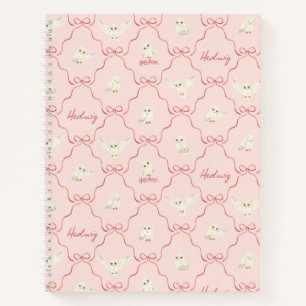 Cuaderno Patrón de cinta rosa Hedwig