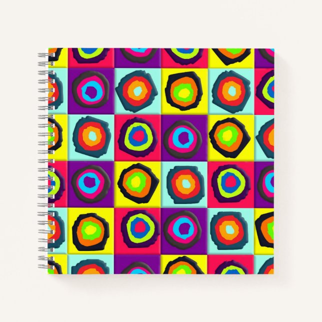 Cuaderno patrón de círculos (Anverso)