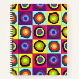 Cuaderno patrón de círculos