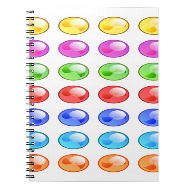 CUADERNO PATRÓN DE CÍRCULOS COLORIDOS (Frente)