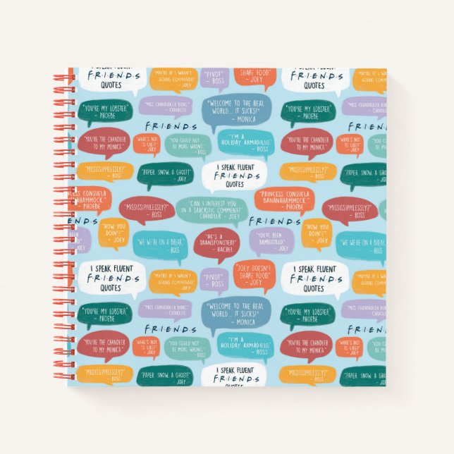 Cuaderno Patrón de cita FRIENDS™ (Anverso)