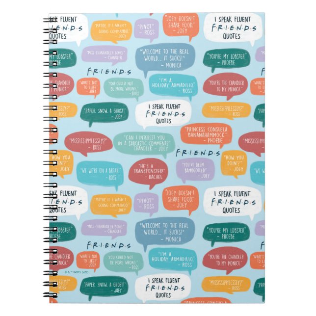 Cuaderno Patrón de cita FRIENDS™ (Frente)