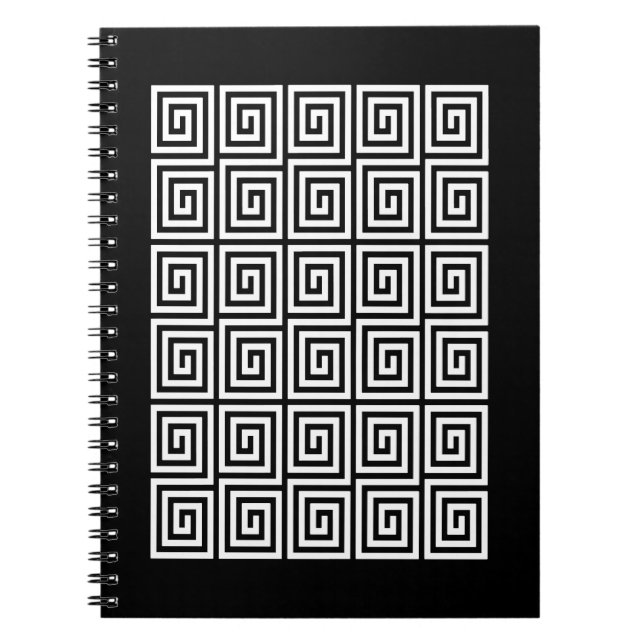 Cuaderno Patrón de clave griega (Frente)