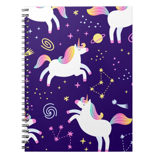 Cuaderno Patrón de club de fans de Unicorn  (Frente)