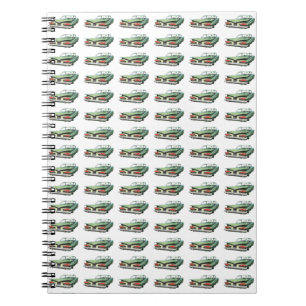 Cuaderno Patrón de coche clásico #2 @ Garysretrogarage