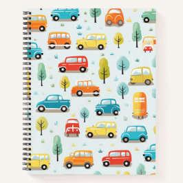 Cuaderno Patrón de coches
