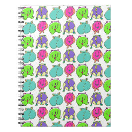 Cuaderno Patrón de colisiones coloridas