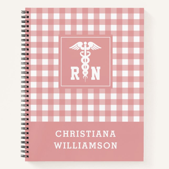 Cuaderno Patrón de colocación personalizado RN Enfermero re (Anverso)