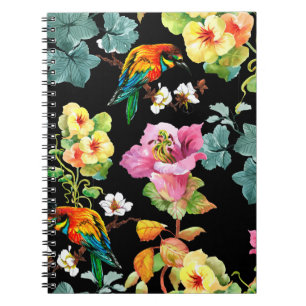 Cuaderno Patrón de color fluido dibujado a mano sin costur