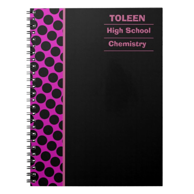 Cuaderno Patrón de color personalizado (Frente)