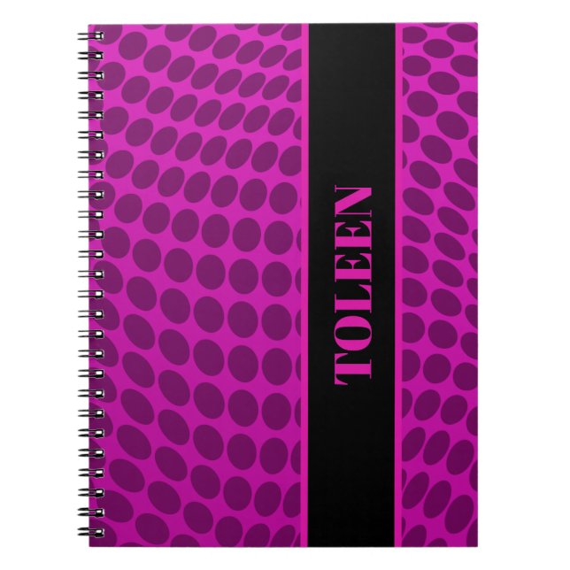Cuaderno Patrón de color personalizado (Frente)