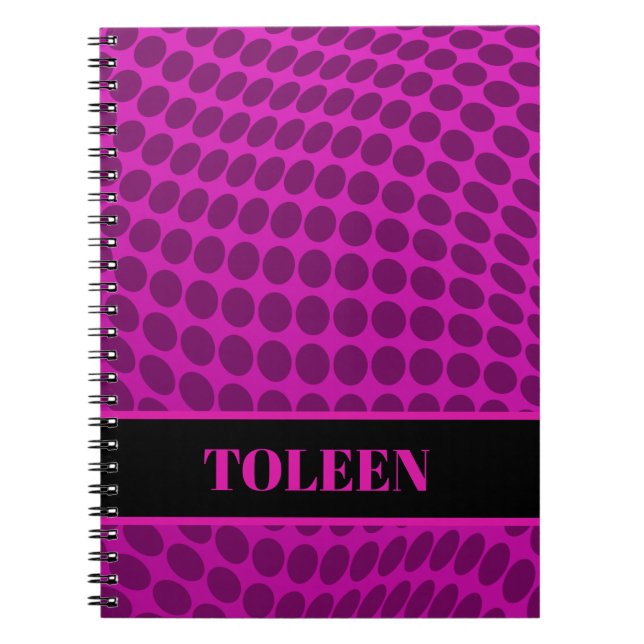 Cuaderno Patrón de color personalizado (Frente)