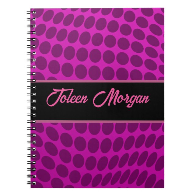 Cuaderno Patrón de color personalizado (Frente)