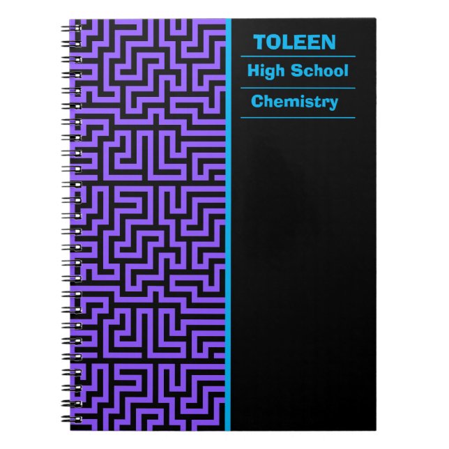 Cuaderno Patrón de color personalizado (Frente)