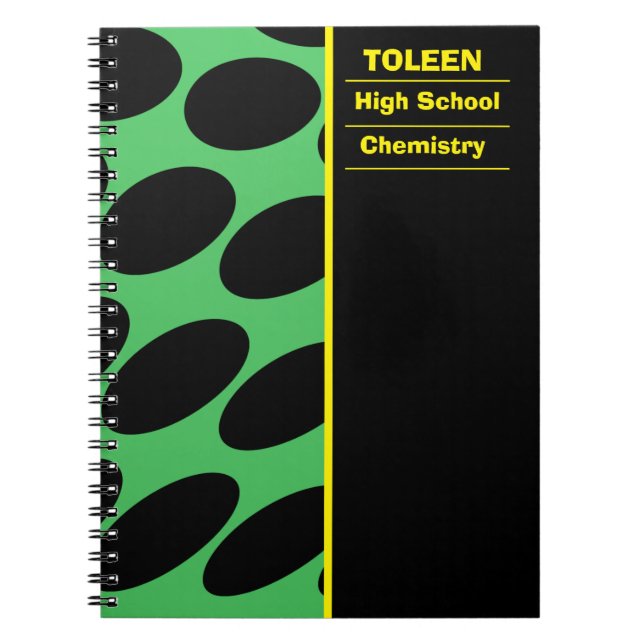 Cuaderno Patrón de color personalizado (Frente)