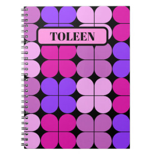 Cuaderno Patrón de color personalizado