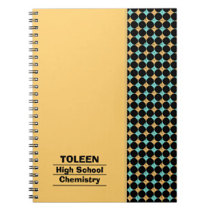 Cuaderno Patrón de color personalizado