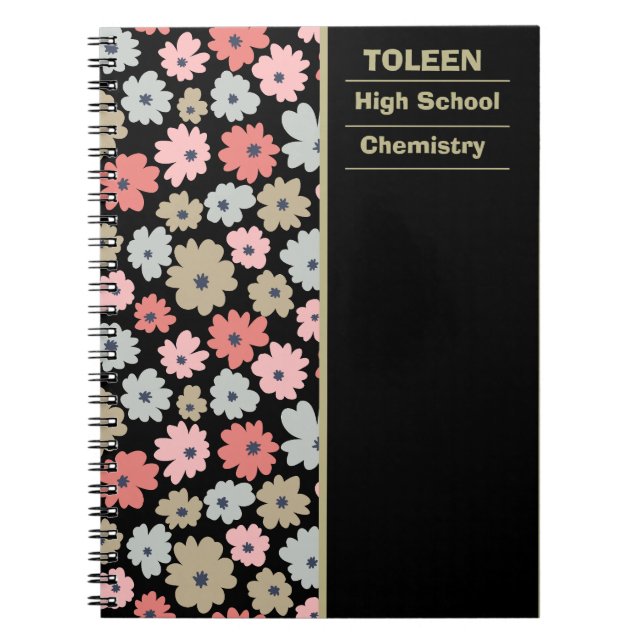 Cuaderno Patrón de color personalizado (Frente)