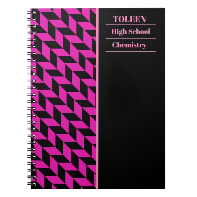 Cuaderno Patrón de color personalizado (Frente)