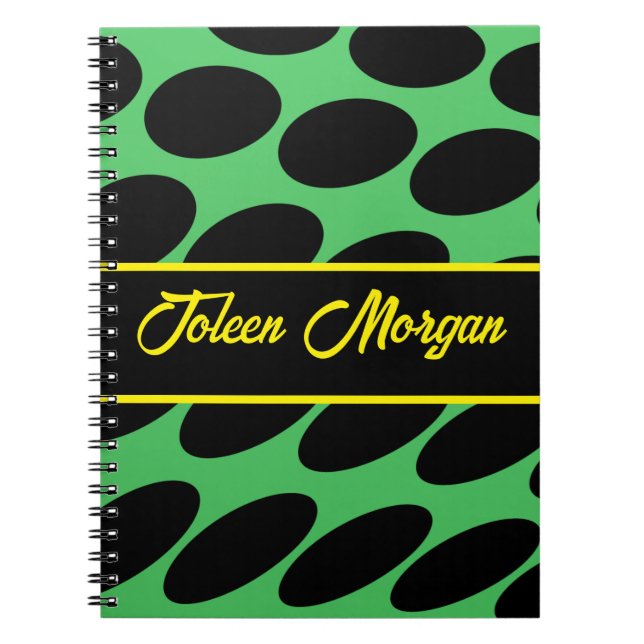 Cuaderno Patrón de color personalizado (Frente)