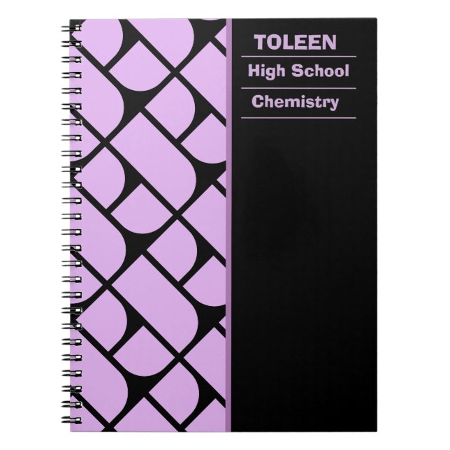 Cuaderno Patrón de color personalizado (Frente)