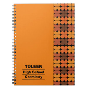 Cuaderno Patrón de color personalizado