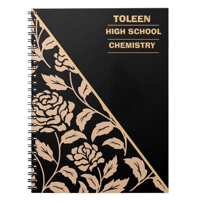 Cuaderno Patrón de color personalizado (Frente)