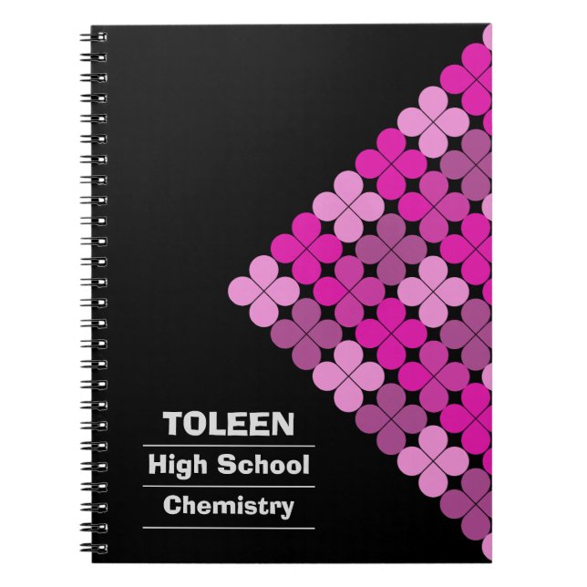 Cuaderno Patrón de color personalizado (Frente)