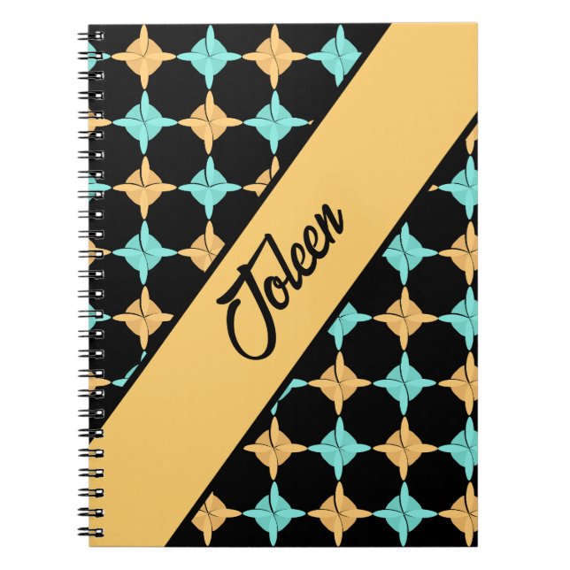 Cuaderno Patrón de color personalizado (Frente)