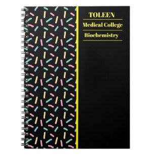 Cuaderno Patrón de color personalizado