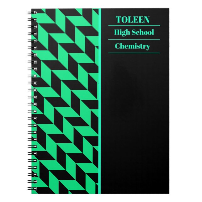 Cuaderno Patrón de color personalizado (Frente)