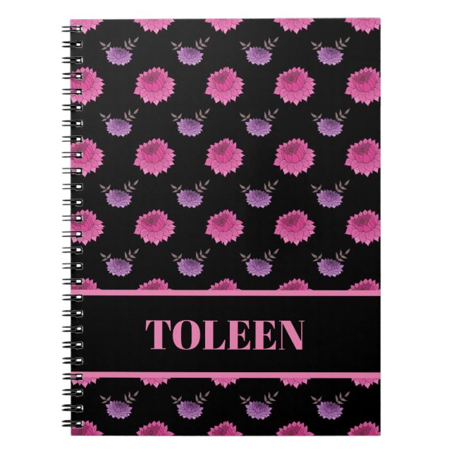 Cuaderno Patrón de color personalizado (Frente)