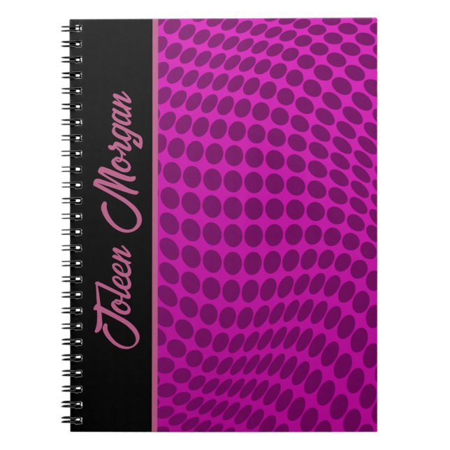 Cuaderno Patrón de color personalizado (Frente)