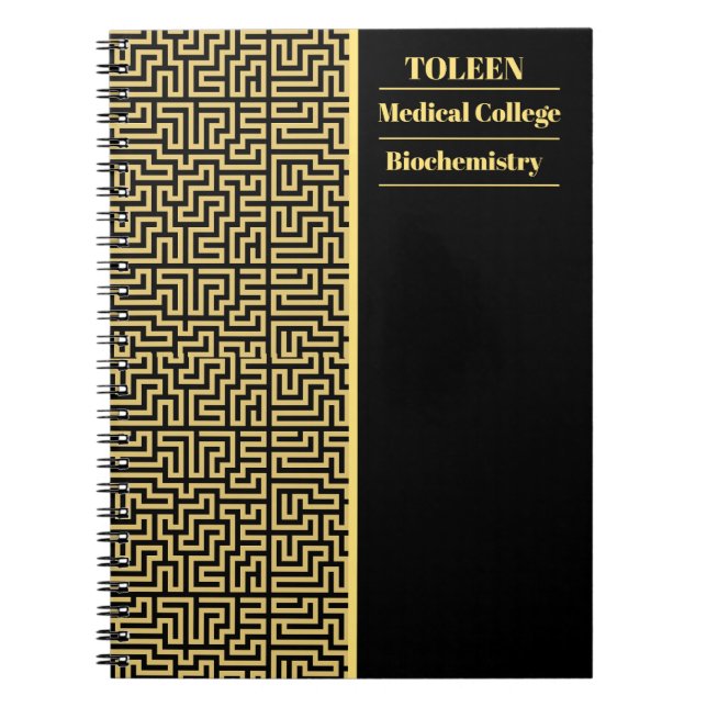 Cuaderno Patrón de color personalizado (Frente)