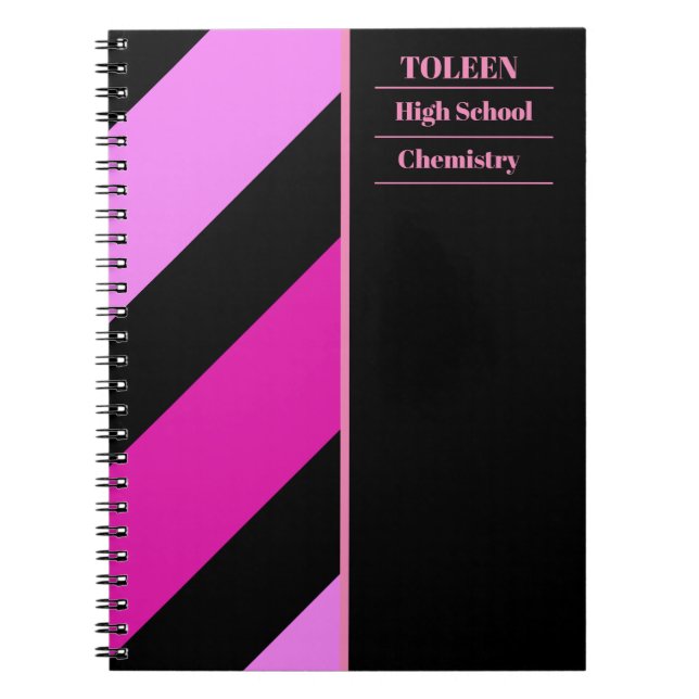 Cuaderno Patrón de color personalizado (Frente)