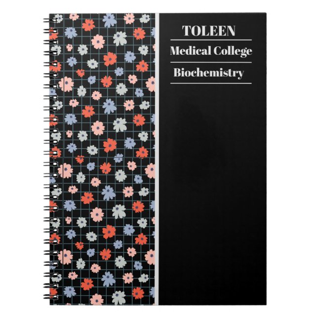 Cuaderno Patrón de color personalizado (Frente)