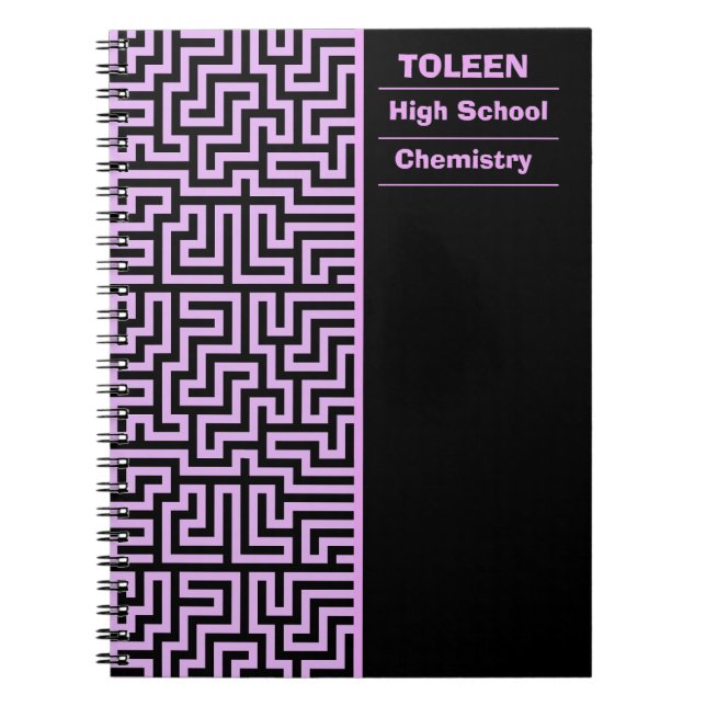 Cuaderno Patrón de color personalizado (Frente)