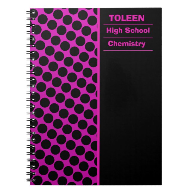 Cuaderno Patrón de color personalizado (Frente)